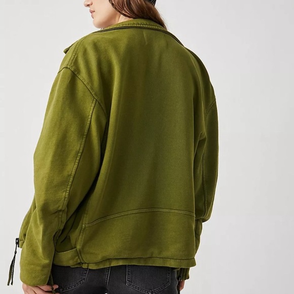 Free People Rebel Knit Moro Biker Jacket NWT - Picture 4 of 4